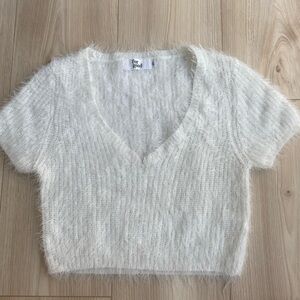 White Sweater Top
